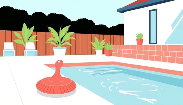 Pool Stain Remover Application Illustration