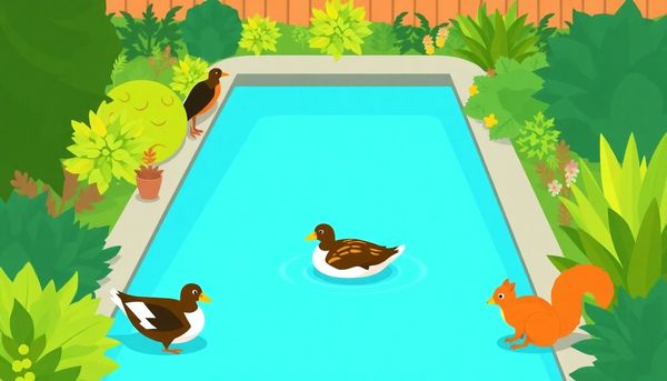 Duck Deterrents Around Swimming Pool