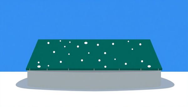 Winter Pool Cover With Snowflakes