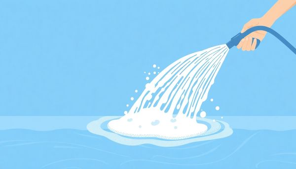 Preventing Pool Foam With Rinsing Illustration