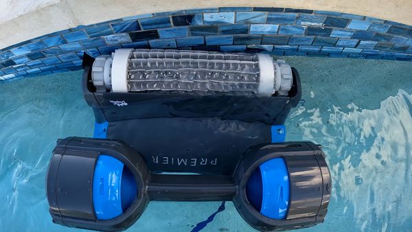 Dolphin Premier Robotic Pool Cleaner Waterline Cleaning