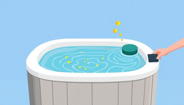 Modern Hot Tub with Bromine Activation