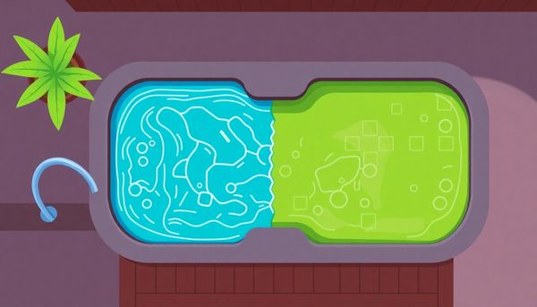 Comparing Clean and Dirty Hot Tubs