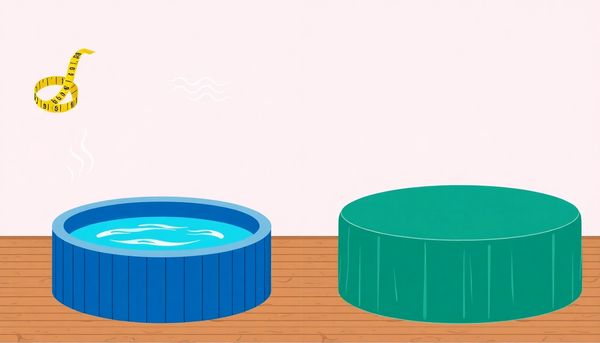 Hot Tub Cover Fitting Illustration