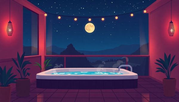 Saltwater Hot Tub Selection Illustration