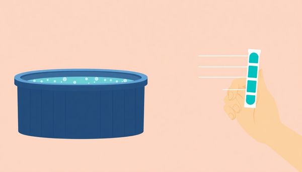 Water Testing Illustration With Hot Tub