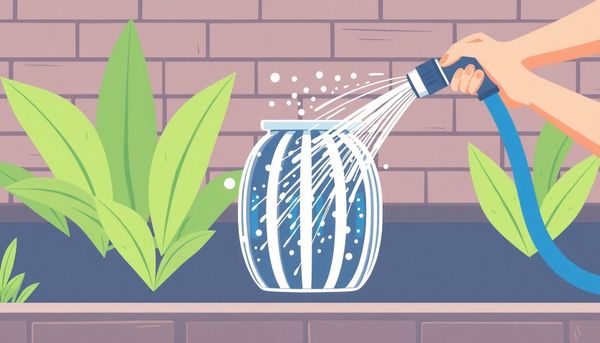 Hot Tub Filter Cleaning Illustration