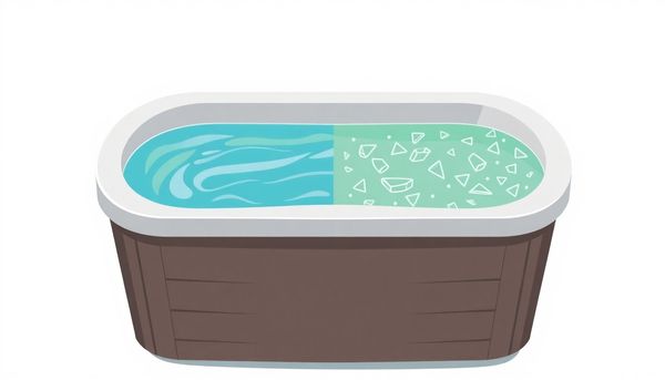 Illustration of Calcium Hardness in Hot Tub