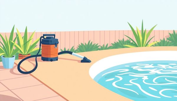 DIY Spa Vacuum Beside Hot Tub