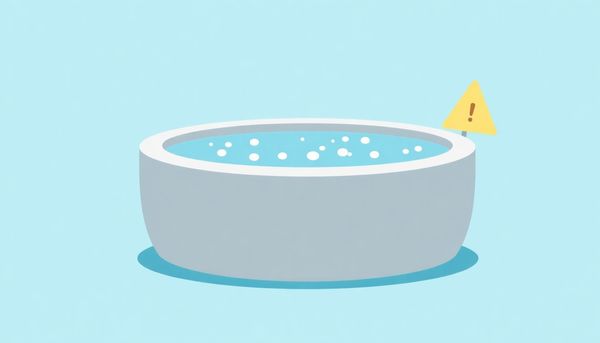 Hot Tub Maintenance Illustration In Flat Design