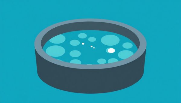 Saltwater Hot Tub and Sanitizer Illustration