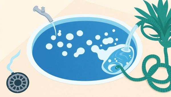 Draining and Refilling Illustrated Hot Tub