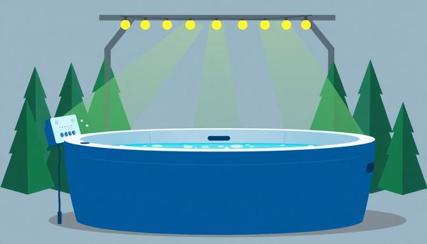 Modern Hot Tub with Customizable Features