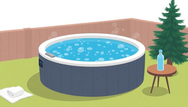 Outdoor Hot Tub With Temperature Control