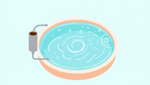 Efficient Hot Tub Filtration System Illustration