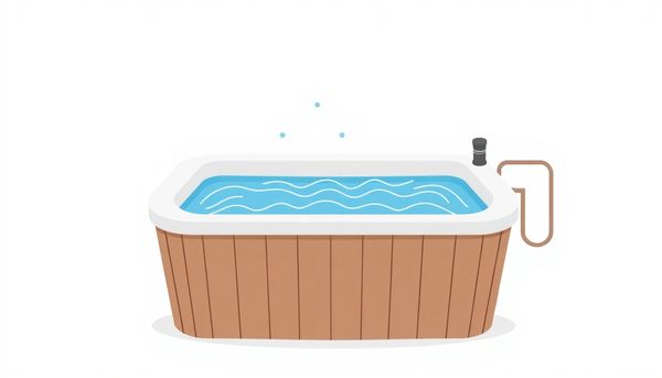 Flat Design of Hot Tub Plumbing Issue