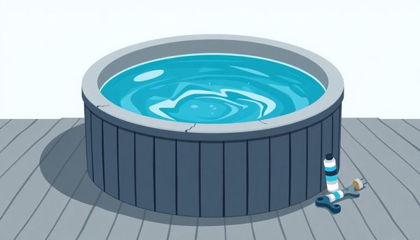 DIY Hot Tub Leakage Repair Illustration