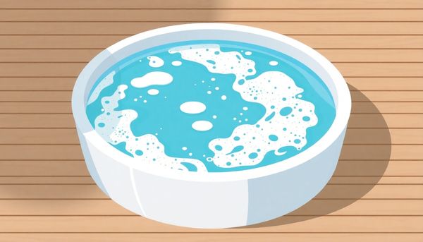 Hot Tub Foam and Water Chemistry Illustration