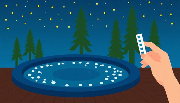 Hot Tub Under Starry Sky