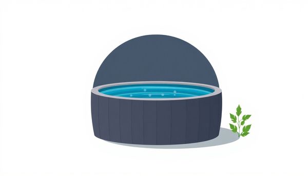 Measuring Diameter of Hot Tub Illustration