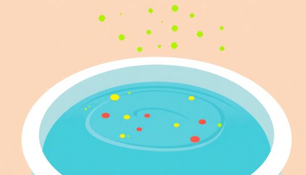 Enzymes Cleaning Hot Tub Water Illustration