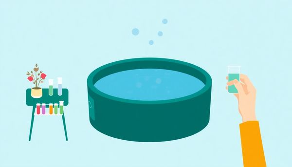 Hot Tub Water Testing Illustration