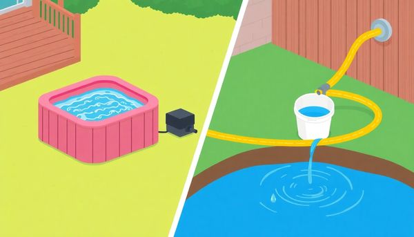 Hot Tub Cleaning With Sump Pump Illustration