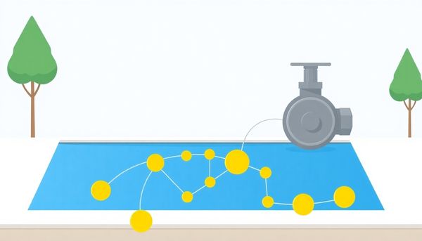 Pool Automation With Valve Actuator Illustration