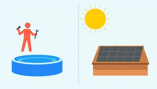 Diy And Solar Pool Solutions Illustration