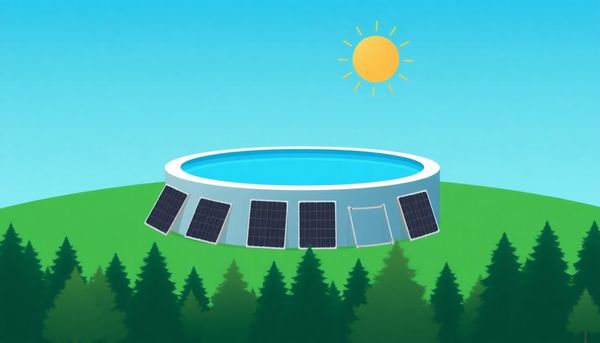 Eco-Friendly Pool With Solar Panels