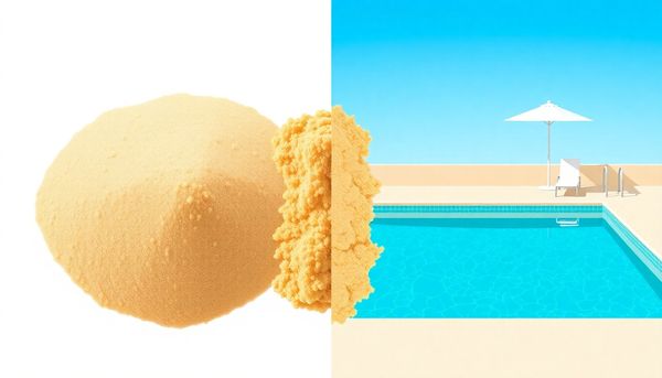 Split-Screen Pool Filter Sand Comparison