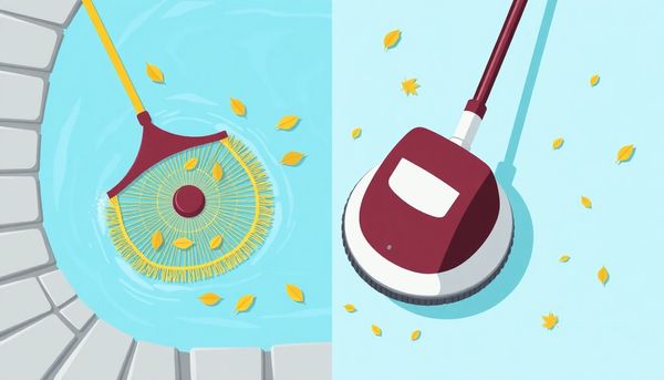 Swimming Pool Cleaning and Backwashing Illustration