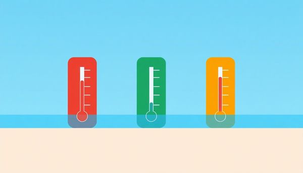 Three Colorful Pool Thermometers Comparison