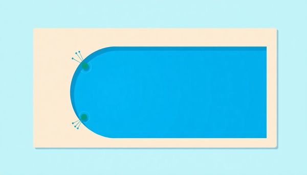 Top-Down Stylized Swimming Pool Design