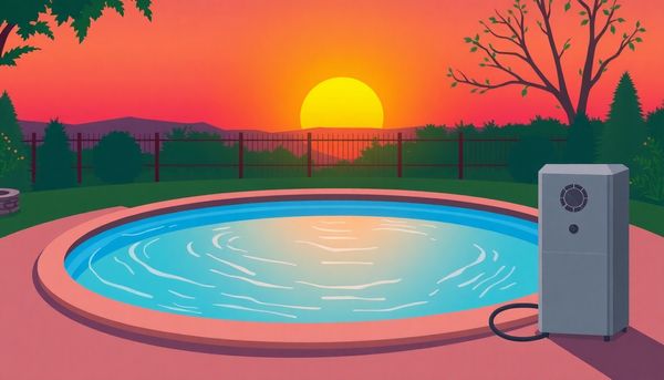 Gas-Pool Heater Warming Backyard Pool