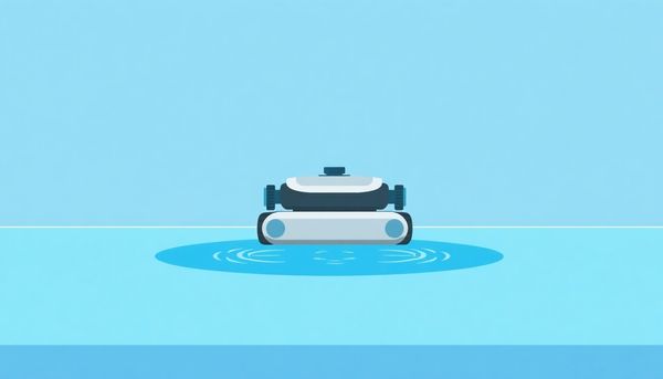 Robotic Pool Cleaner In Azure Pool