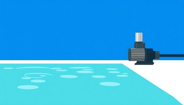 Flat Design Pool Pump And Pool