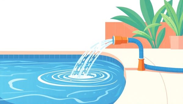 Budget-Friendly Pool Refilling Illustration