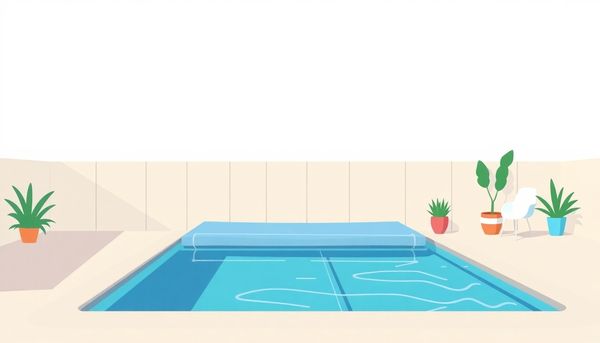 Backyard Pool With Smart Cover