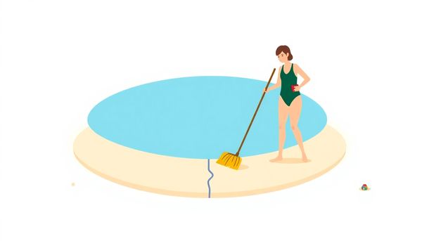 Maintaining Pool Safety Illustrated Scene