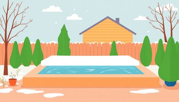 Preparing Pool For Winter Illustration