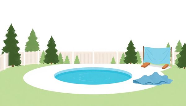 Preparing Pool For Winter Illustration