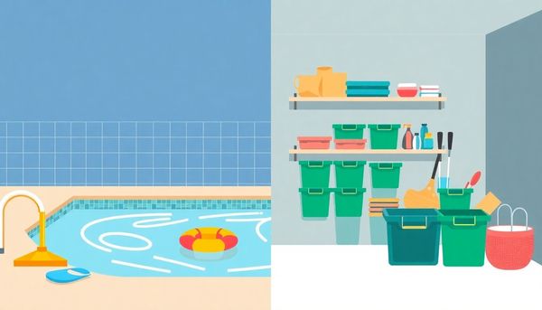 Spring Pool Opening Illustration