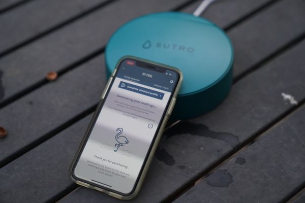 Connecting to the Sutro Pool Water Monitor App