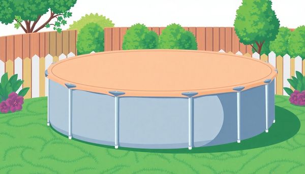 Winter Pool Liner Protection Illustration