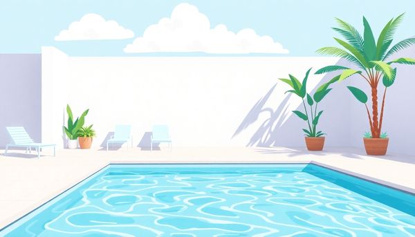 Saltwater Pool Maintenance Illustration Design