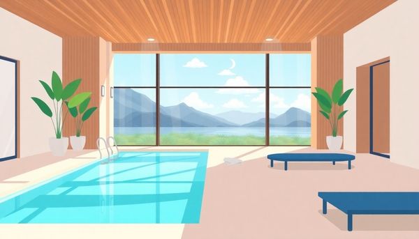 Eco-Friendly Mineral Pool System Illustration