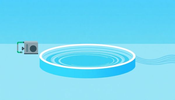 Eco-Friendly Pool Filtration System Illustration