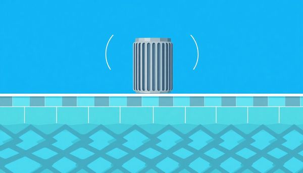 Stylized Pool Ionizer Releasing Ions