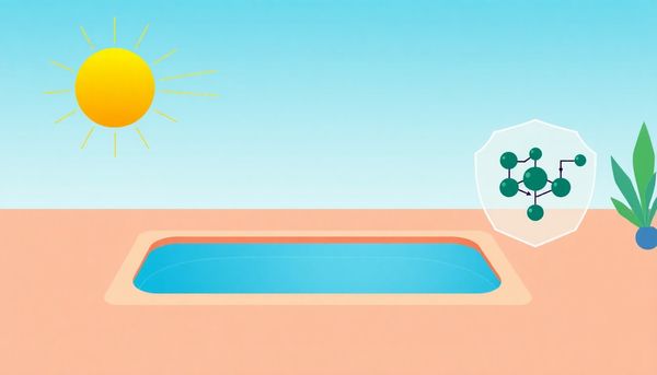 Sun Pool And Cyanuric Acid Illustration